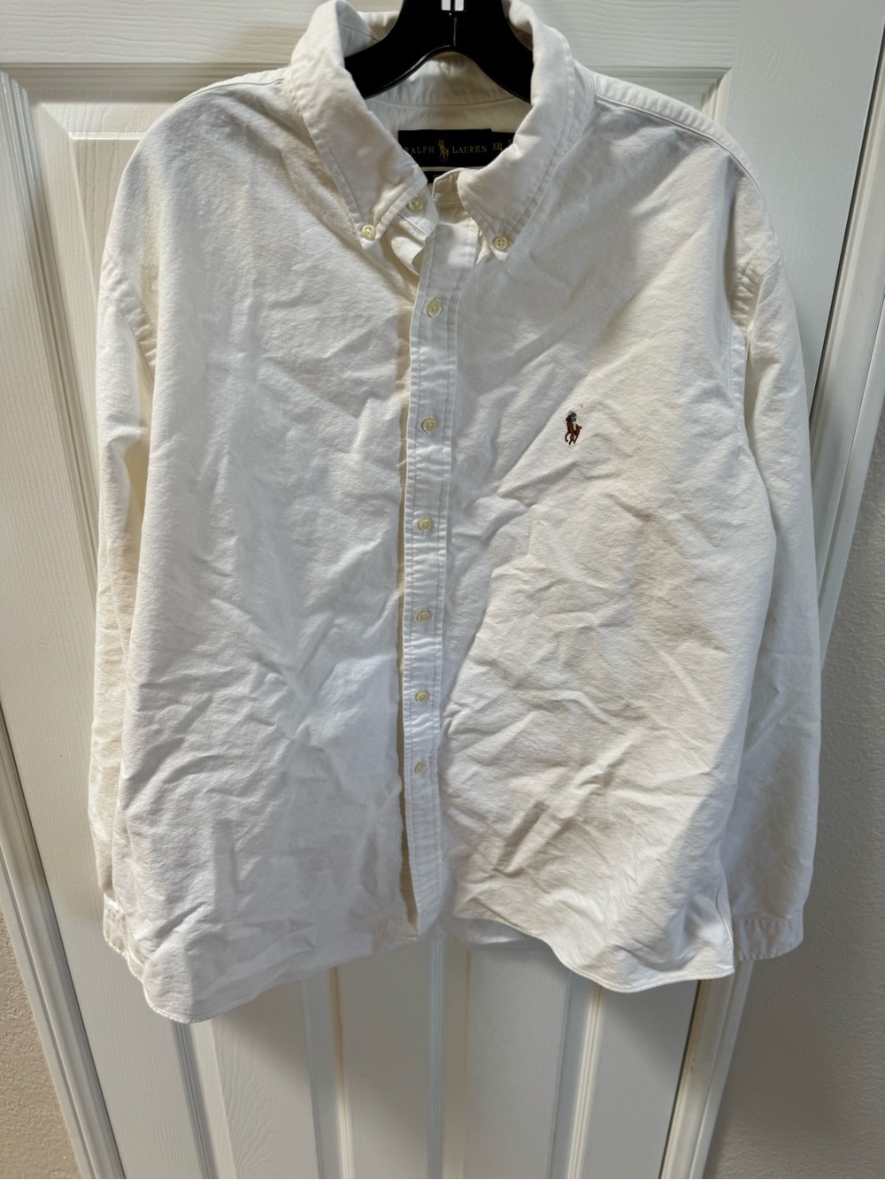 Ralph Lauren Classic fit White Oxford button-down shirt size xxl